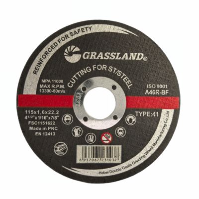 قطع سريع ونظيف باستخدام أقراص تجليخ اينوكس 115 ملم لتطبيقات الفولاذ المقاوم للصدأ والمعادن غير الحديدية خالية من الملوثات