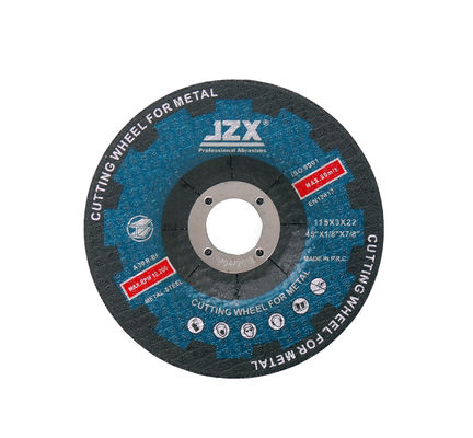 JZX 4.5 &quot;115x3x22.23 مركز الضغط 115 مم أقراص طحن معدنية
