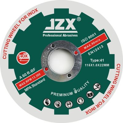 T41 115X1.2X22mm 4.5 &quot;1mm سمك قرص القطع Inox