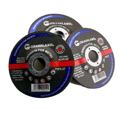 EN12413 مركز الضغط 115 × 6 مم قرص قطع Inox للفولاذ المقاوم للصدأ