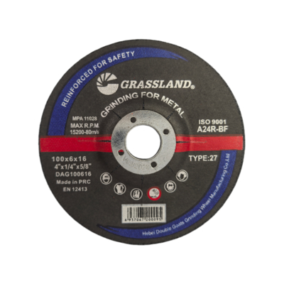 4 "100mm X 6mm X16 mm القرص القطع من الفولاذ المقاوم للصدأ مطحنة الزاوية باستخدام EN 12413
