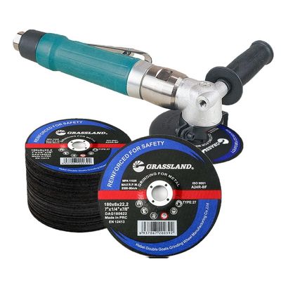 T27 زاوية طاحونة 180x6mm سمك أقراص طحن المعادن