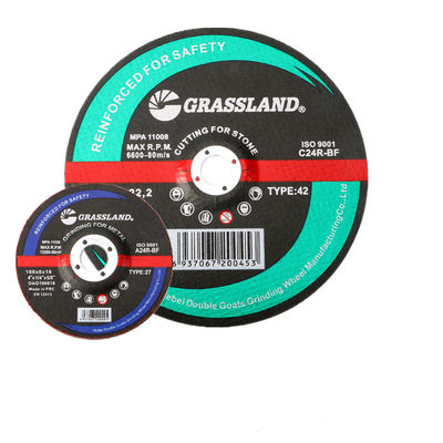 4in 100mm X 6.0mm X 16mm المستعبدين جلخ عجلات جلخ للمعادن