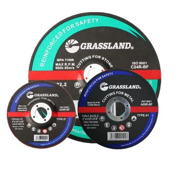 أقراص قطع 125 ملم للقطع السريعة المستقيمة والنظيفة على الفولاذ المقاوم للصدأ والمعادن غير الحديدية مع المواد المرتبطة بالرش