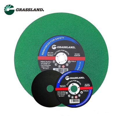 Grit 60 Grassland 125 X 2.0 X 22.2mm قرص طاحونة من الفولاذ المقاوم للصدأ