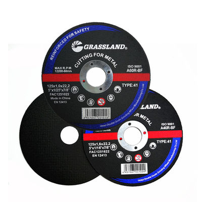 أقراص قطع جلخ 125 * 1.2 * 22 من Grassland OEM Inox 5 بوصة 125 * 1.2 * 22
