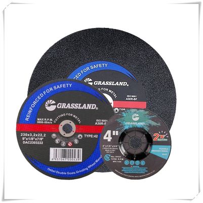 230 X 3 X 22.23mm معدن المراعي MPA EN12413 عجلة جلخ إينوكس