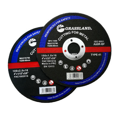 24 # حصى جلخ المعادن 100x1.2x16mm أقراص القطع إينوكس للفولاذ المقاوم للصدأ