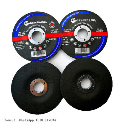 4.5 &quot;X 1/4&quot; X 7/8 &quot;A24R T27 عجلة جلخ لطاحونة 30 حصباء