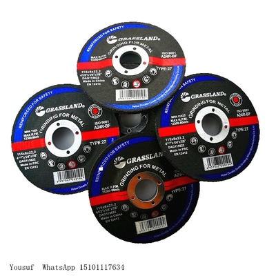 115x6x22.2mm MPA قرص جلخ جلخ قطع المعادن