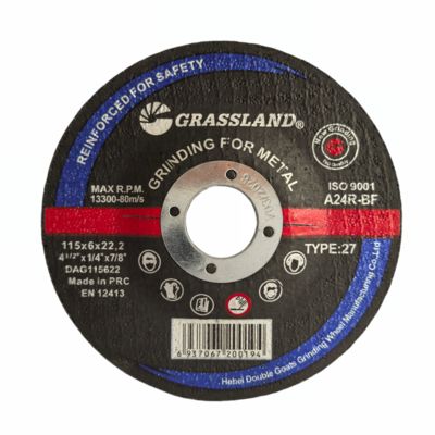 أقراص طحن المعادن GRASSLAND 115 مم × 6 مم × 22.2 مم للقطع الدقيق الخالي من الاهتزازات